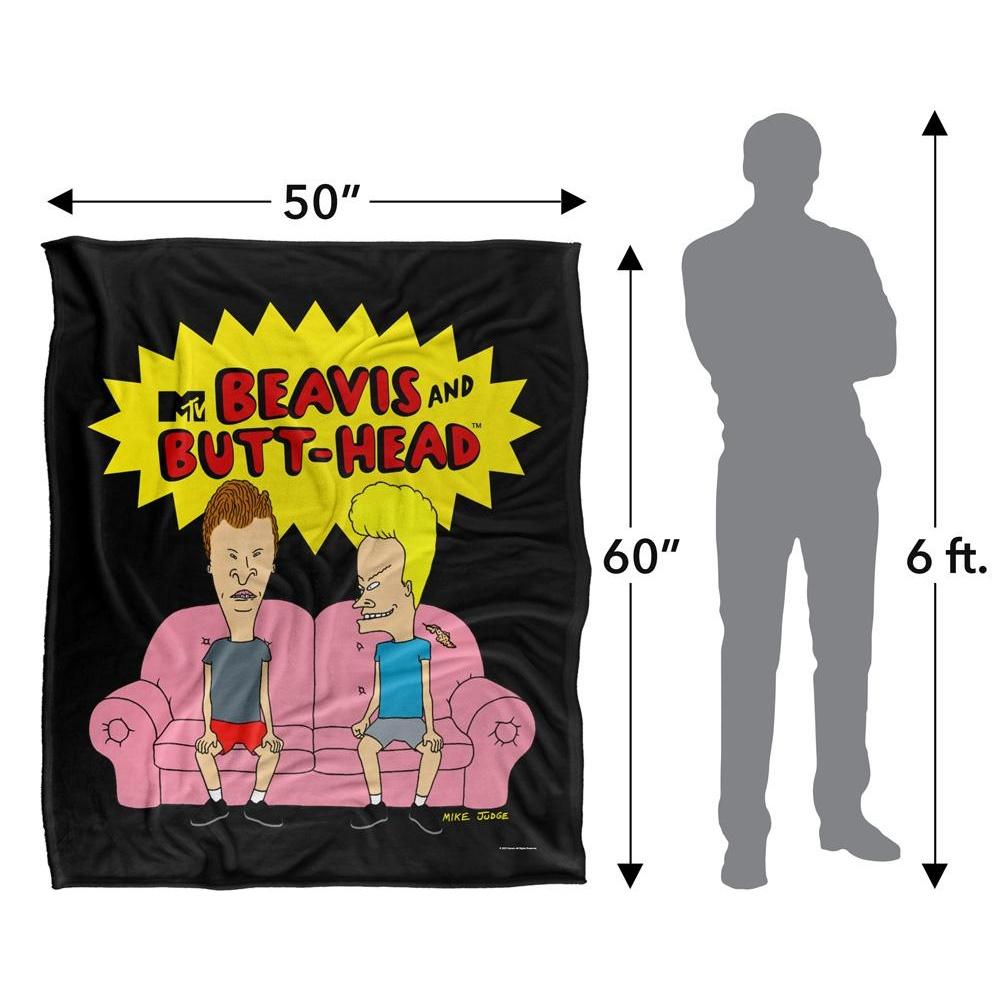 Beavis & Butthead Silky Sofa Supersoft Blanket