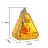 Mini Christmas LED Triangle Lantern Santa Claus Snowman Festival Lamp Indoor Table Ornaments Party Scene Props Home Decoration