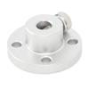 4mm Flange Shaft Coupling Aluminum High Accuracy Lightweight Flange Coupling Connector for 48mm Doub