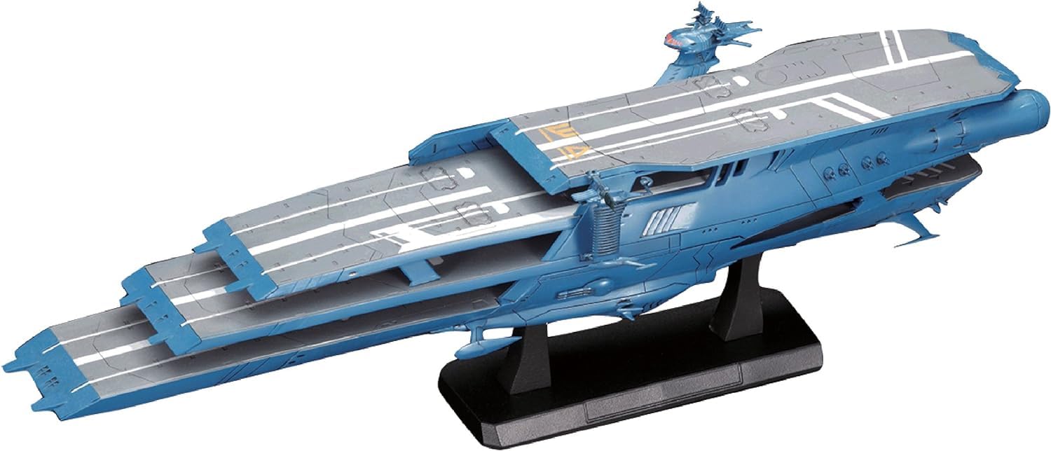 

BANDAI SPIRITS Space Battleship Yamato 2199 1/1000 Scale Gaiperon-Class Multi-Layer Space Carrier Shderg Pre-Colored Plastic Model