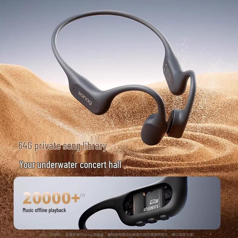 SANAG B77SProMax Bone Conduction Sports Headphones