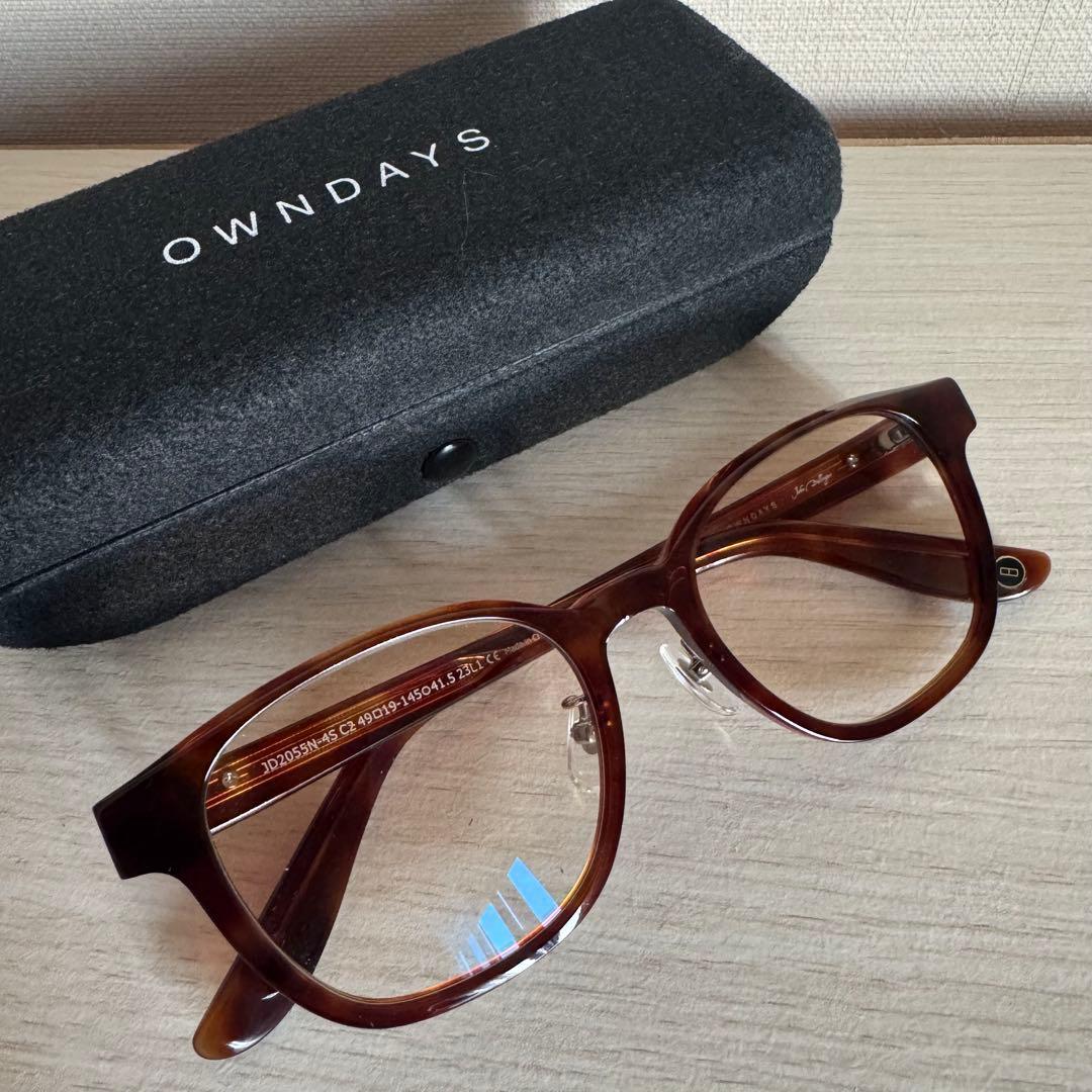 Used OWNDAYS John Dillinger Glasses JD2055N-4S