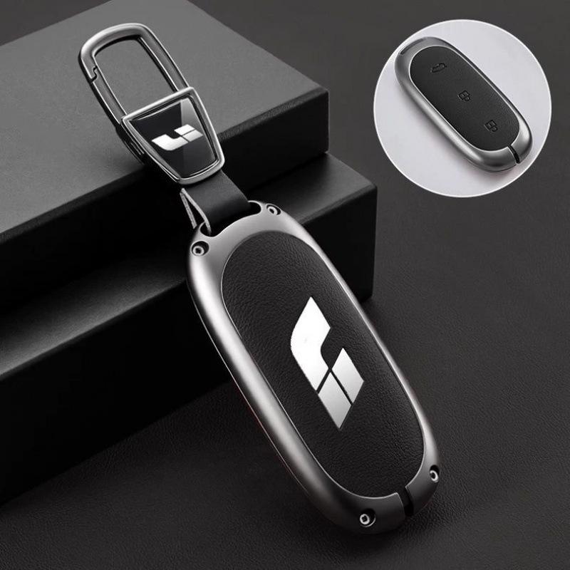 Ideal L6-L9 Key Case: Premium Full-Coverage Metal Shell for Car Accessories, Suitable for Men and Women.