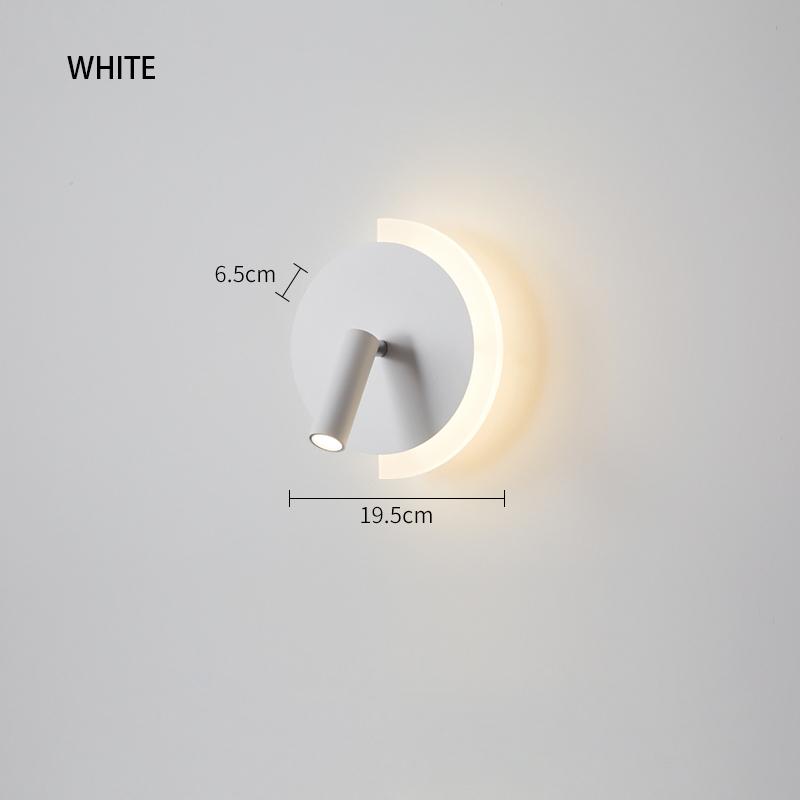 Modern wall lamp bedroom bedside switch 110Vroom hotel lighting Scorce indoor living room corridor rotating wall lamp decoration