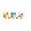 Janod Jouet D'Éveil En Bois Train Pure Educational Toy Bunt