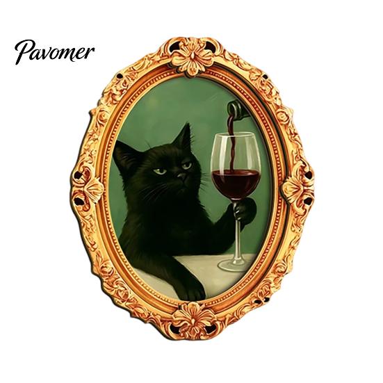 Seasonal Fridge Ornaments 1/6Pcs Halloween Oval Frame Magnet, Wooden Vintage Bulletin Board Magnets Refrigerator Kitchen Decoration Accessories, Party