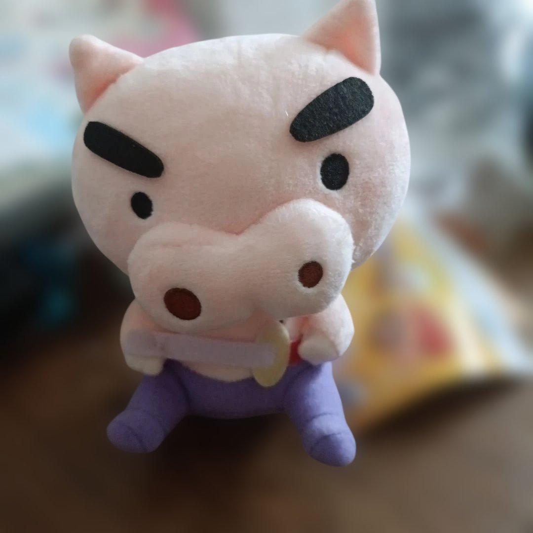 Ichiban Kuji Crayon Shin-chan Puripuri Zaemon Plush Toy
