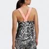 Adidas Leopard Print Full-Body Fitness Running Tank Top Women Tops Black White FU1582