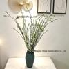Willow & Plum Blossom Faux Greenery: Table Vase Decor for Home & Hotel