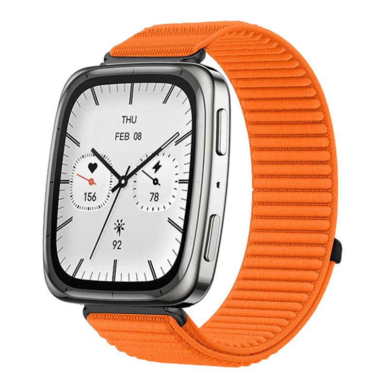 Nylonový řemínek pro Amazfit Active 2 Nastavitelný náhradní náramek pro Amazfit Active2 Squar/GTR Mini/bip3/GTS Příslušenství k pásku