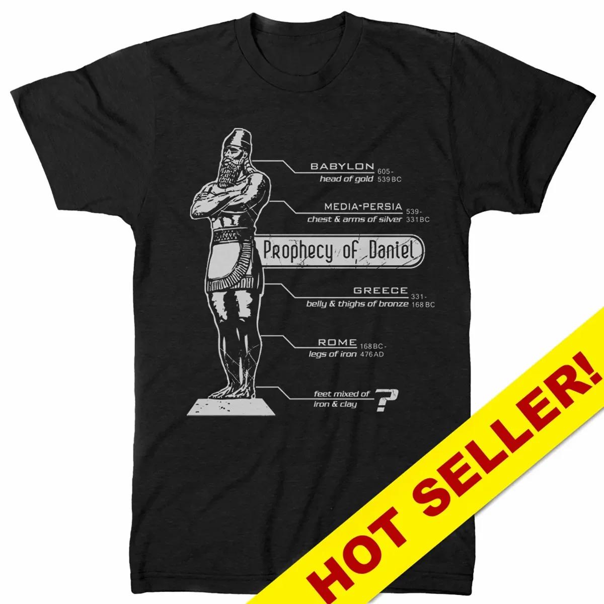

Prophecy of Daniel, Daniel Statue T-Shirt 100% Cotton O-Neck Summer Short Sleeve Casual Mens T-shirt Size S-3XL - Men s Summe... S разноцветный