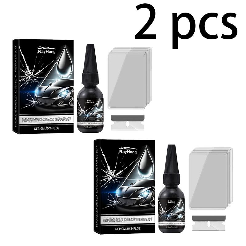 RAYHONG Auto Windshield Repair Fluid Kit Auto Front Windshield Repair Cracks Clear Vision