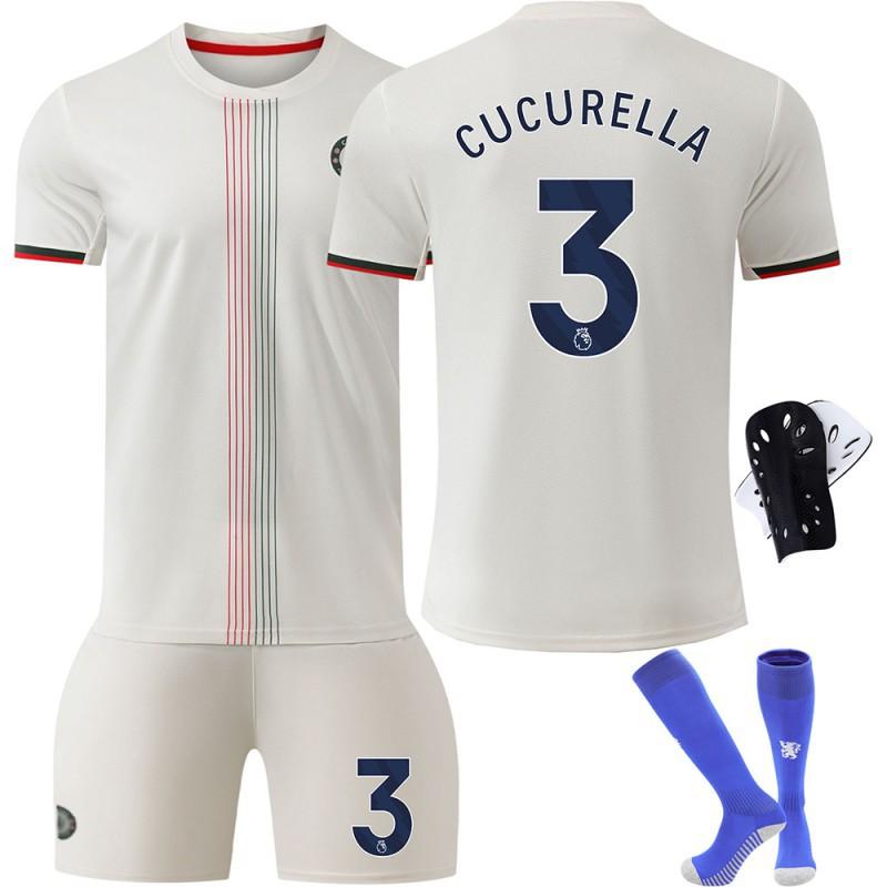 2526 Chelsea Away Football Jersey No. 7 Sterling 8 Enzo 6 Silva Home Correct Version Set