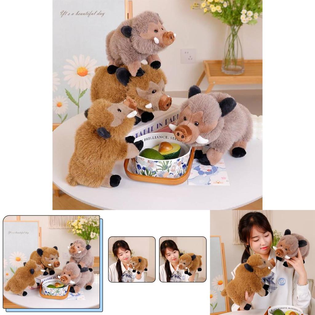 Entzückendes Niedliches Wildschwein Plüschtier Weiche Schwein Puppe Perfekt für Kindergeburtstagsgeschenke