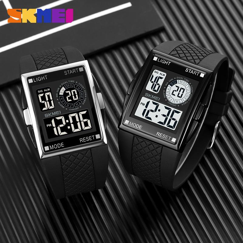 Timing waterproof brand luminous sports watch multi-functional student electronic watch male