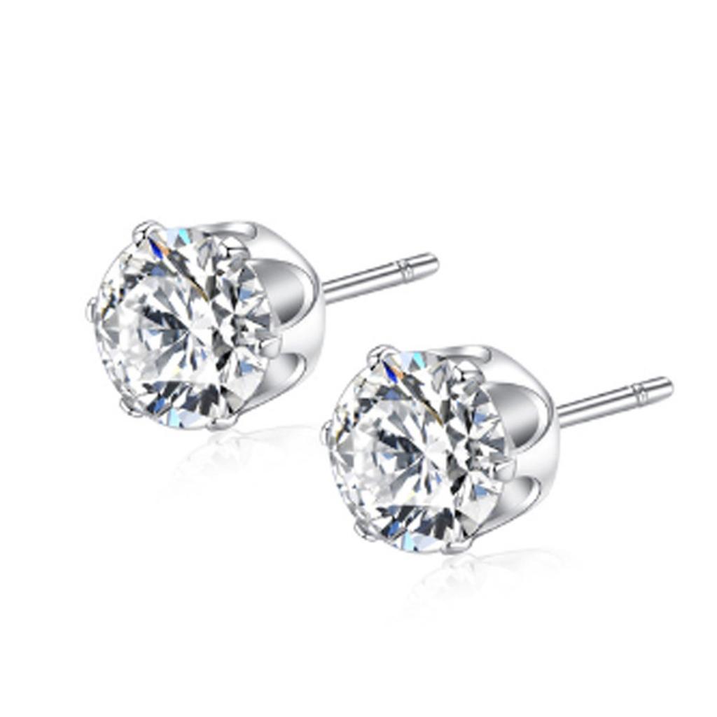 Multicolor Gemstone Stud Earrings Hypoallergenic Lightweight Design For Sensitive Skin Daily Wear Sparkling Jewelry