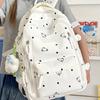 Schoolbag wholesale new middle and high school school bag backpack Japanese versatile casual fashion doll pendant large capacity backpack