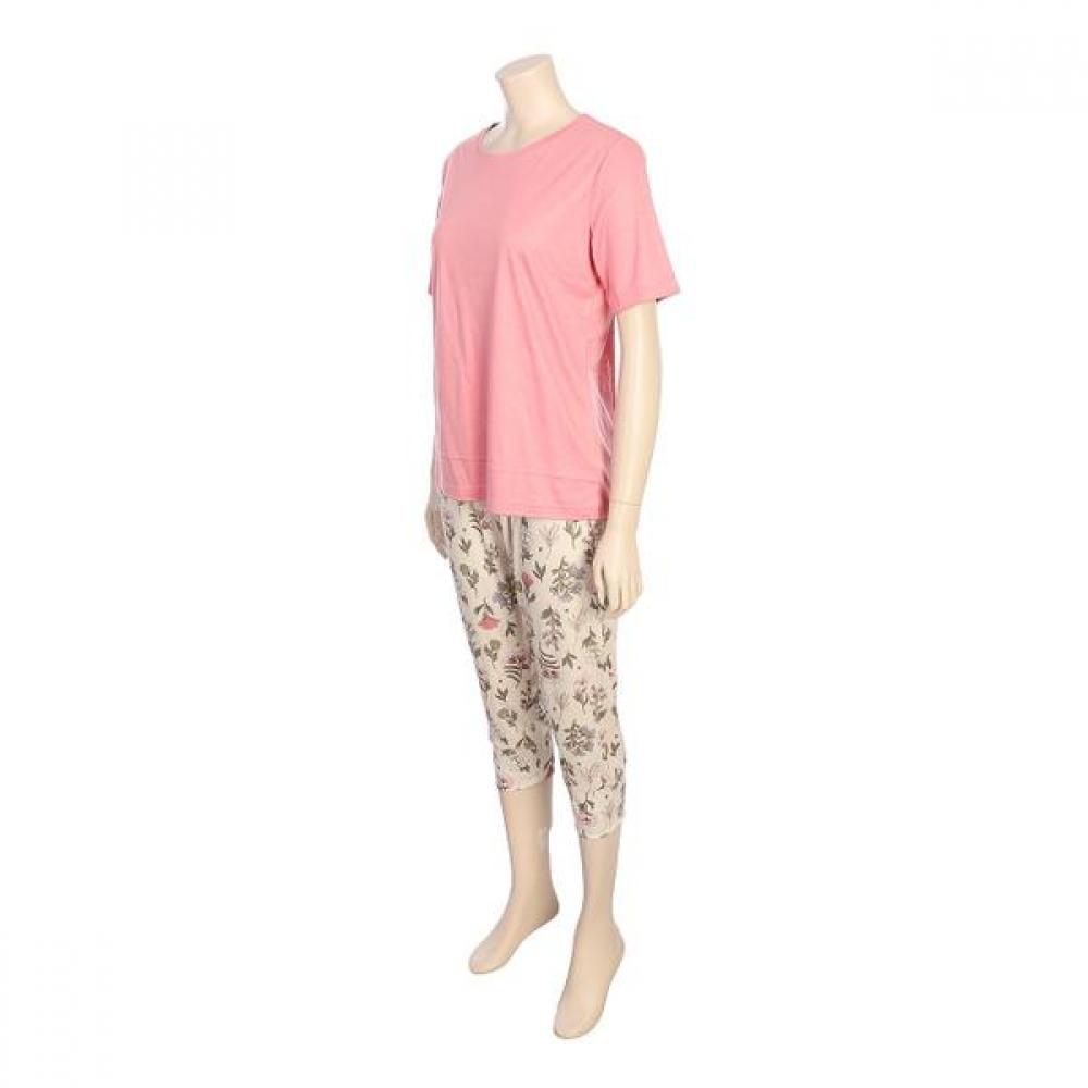 Barbara Women S Flower Cool Cotton Modal Homewear Set  Gwp1033e 