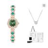 Clip Clop Quartz Movement Alloy Strap Watch Women's Watch Multicolor Watch Dial CCQ669