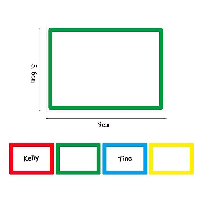 Removable Self-Adhesive Colored Label Paper for Handwritten Notes, Sealing, and Decoration