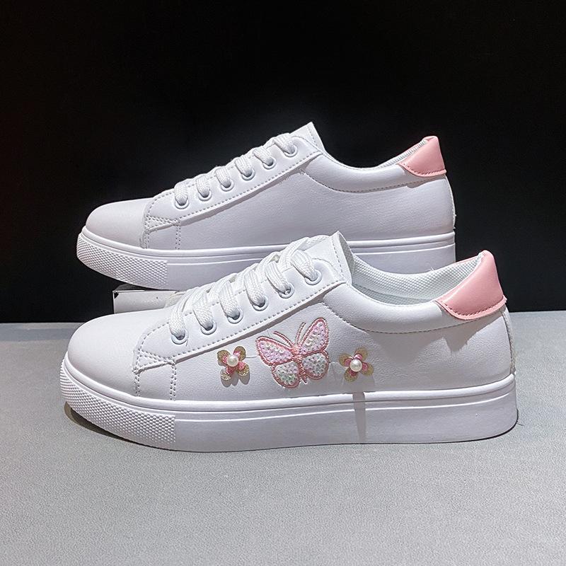 Autumn new thick-soled heightening with wide-leg pants shoes chic sneakers