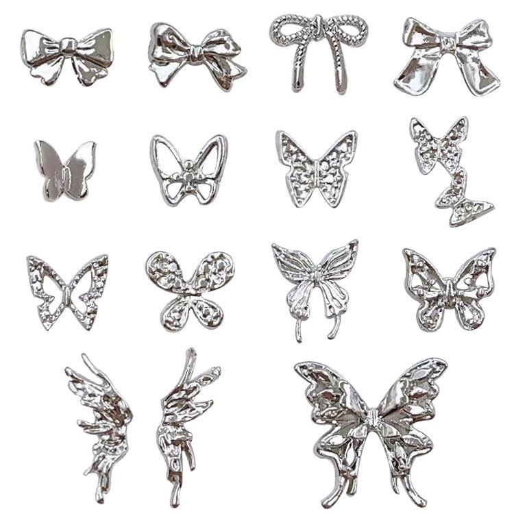 2025 Fashion 3D Butterfly Wing Nail Art Accessories for Women