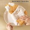 Cute Super Absorbent Cat Hand Towel Soft Cartoon Kitchen Tools Reusable Tableware Cleaning Towel Household Kitchen Tools