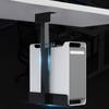 PC Case Holder Adjustable Metal Under Desk CPU Holder Bracket For Home Office And Gaming Setups Enhances Legroom