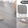 NINETAI Peel And Stick Floor Tile, 50pcs Vinyl Plank Wood Grain Look 11.81in*11.81in/48 Sq.Ft, Kitchen Mats For Floor