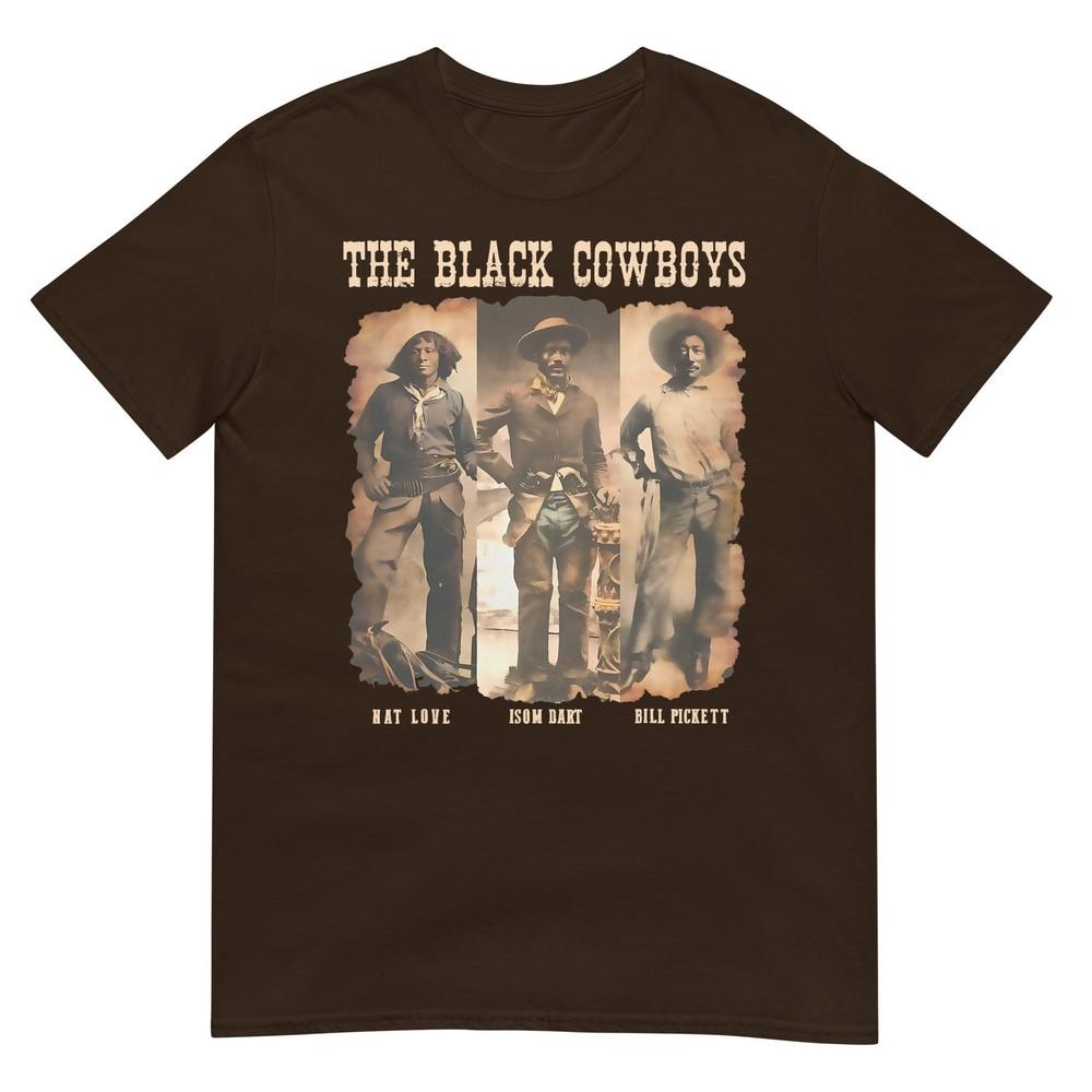Black Cowboy Western Rodeo Melanin Black History Texas Unisex TShirt