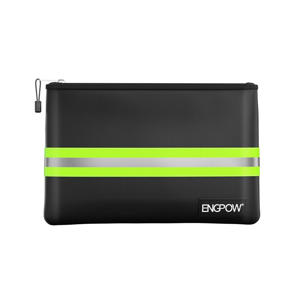 Fireproof Document Bag 36x26cm Fireproof Bag Safe Storage Bag Liquid Silicone Coated Fire&Water Resistant Money Bag with Zipper