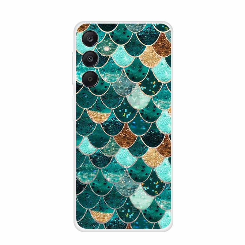 Marble Patterns Phone Case for Samsung A25 Soft Transparent TPU Clear Cover for Samsung Galaxy A 25 Protective Silicone Shell