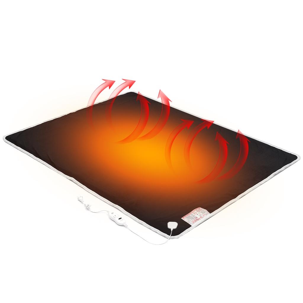60W Electric Heated Blanket Bedroom Soft Safty Blankets Warm Heater Thermostat Electric Mattres