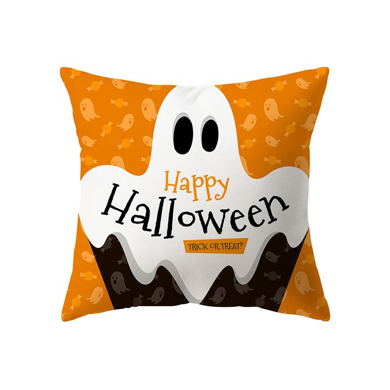 Pumpkin Halloween Theme Pillow Cover Sofa Cushion  Holiday Gift Party Decoration Home Decor
