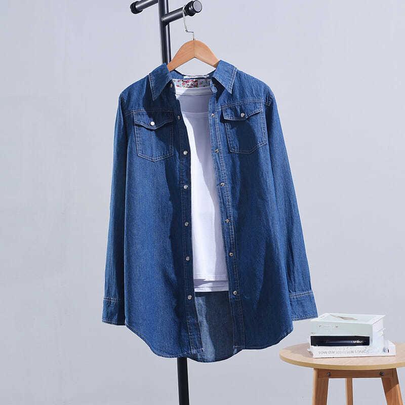 Comfortable and Stylish Denim Blouse for Women Jeen Coat