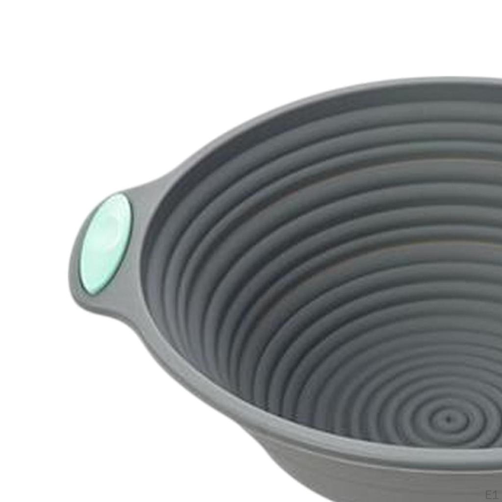 Silicone Bread Proofing Basket Easy To Clean Sourdough Baking Supplies Round