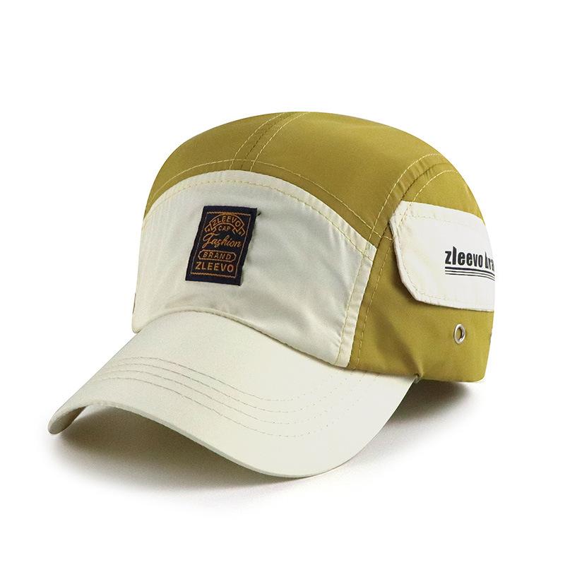 Summer Quick - Drying Printed Stitching Baseball Cap for Men and Women Offers Sun Protection Ideal for Outdoor Travel Stylish