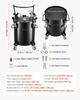 Pressure Pot Paint Tank, 20 L Heavy Duty Steel Pressure Pot Tank, Spray Paint Pressures Pots with Three Quick-Connect Couplers for Home Use, DIY, Art