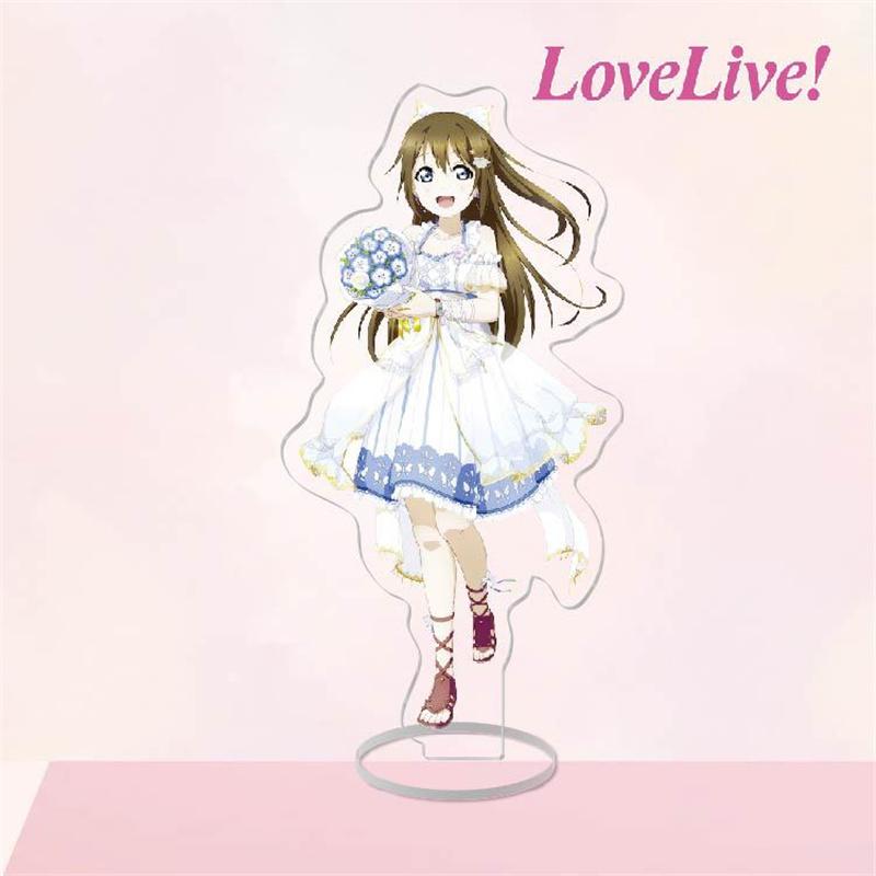 Modellino Stand Gruppo Anime Moda Love Live Portachiavi Kotori Minami Nico Yazawa Sonoda Umi Figure Supporto Standee Scrivania
