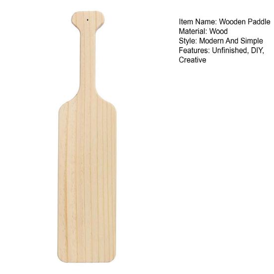 Unfinished Wooden Paddles Greek Fraternity Sorority Solid Pine Wood Paddle for DIY Arts Crafts Home Decoration