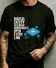 Casual Unisexs Tshirt Digital Because Individuals Open Every Link Everyday Wear Gift For Tech Enthusiasts Tshirts