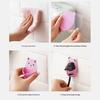 Socket Hanger Cartoon Bear Design Socket Holder Self-Adhesive No-Punch Wall Socket Holders Cable Management