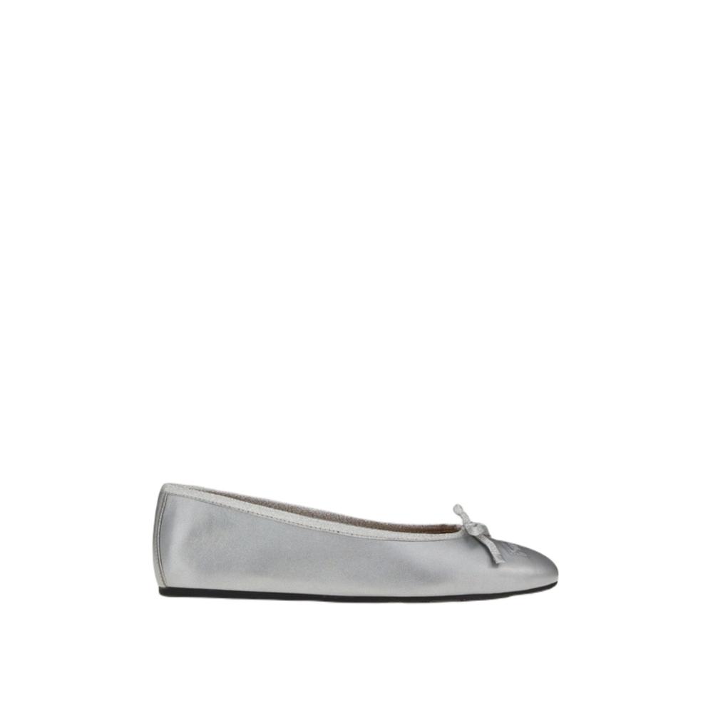 

Salvatore Ferragamo Ferragamo Ballerina Women S balletS Silver Silver US 5.5