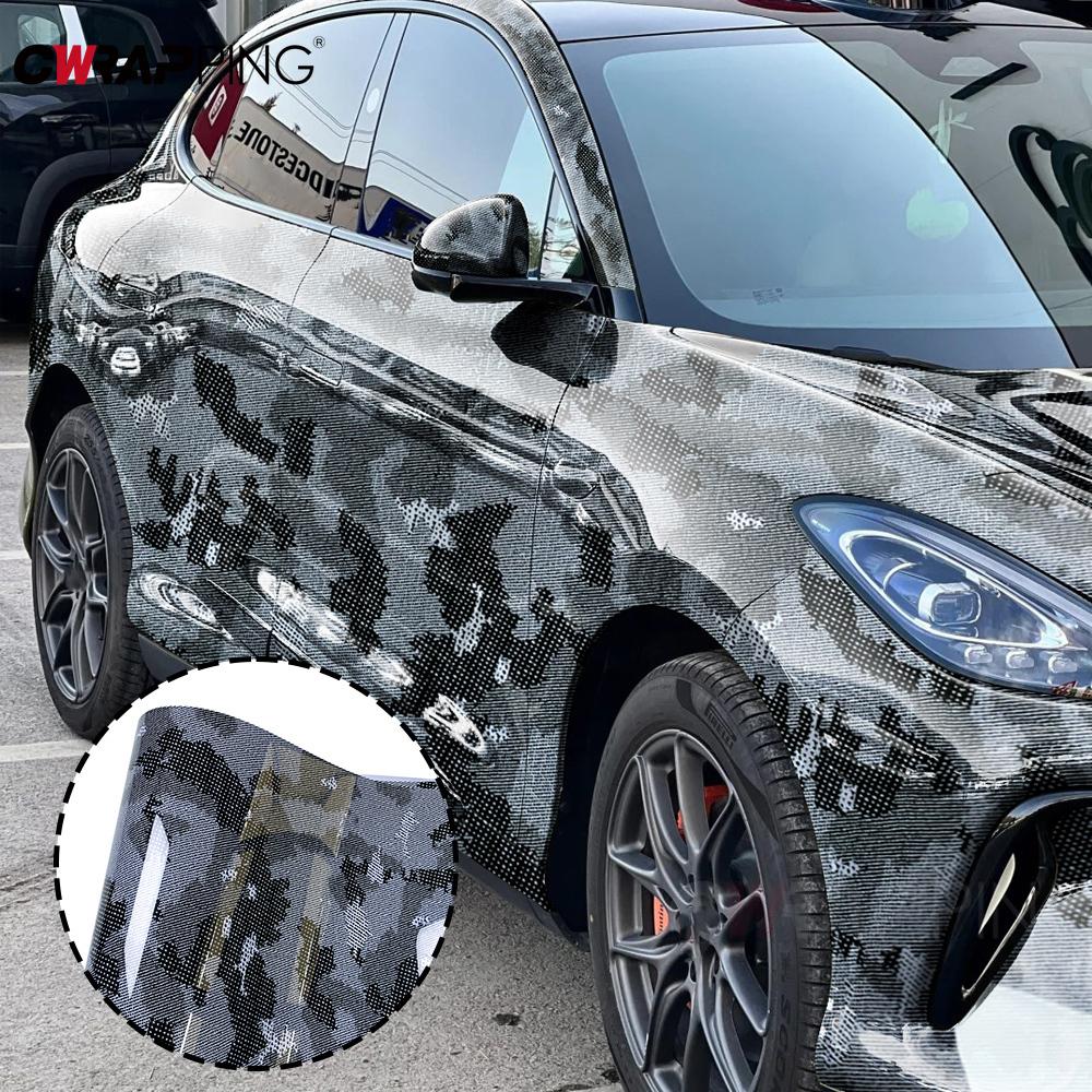 Autocolante Auto Folie Wrap Vinil Vehicule Autocolante Impermeabile PET Folie Camuflaj Schimbare Culoare pentru Motocicletă Accesorii Auto