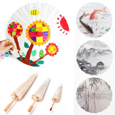 White Photo Prop DIY Craft Umbrella Bridal Cosplay Wedding Paper Party Decor