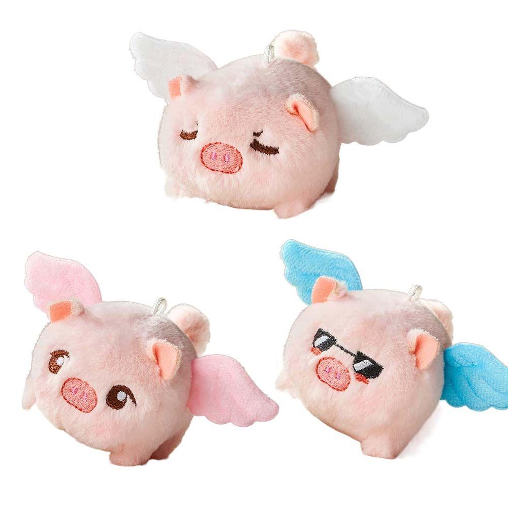 Stuffed Animals Birthday Gifts Cartoon Plush Doll Angel Big Toy Plush Key chain Flying Pig Toy