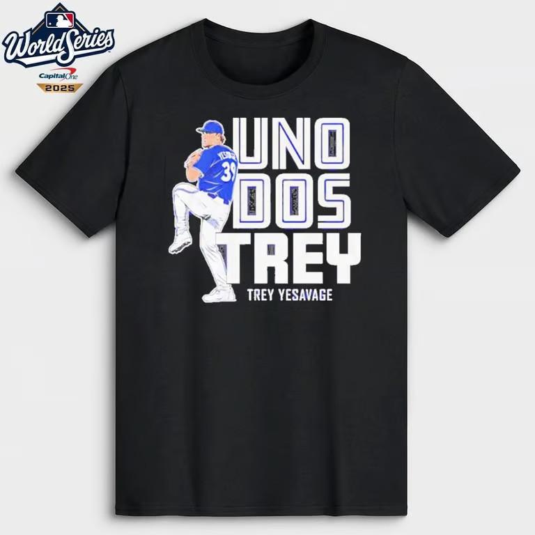 Yesavage Blue Jays Унисекс Uno Dos Trey Футболка Унисекс Футболка XXL