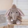 Cute Elephant Plush Keychain - Cartoon Couple Bag Pendant Fun Decoration