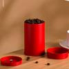 Tea Tin Canister Stainless Steel Coffee And Tea Canister With Airtight Double Lids Loose Leaf Tea Storage Container Kitchen Cup