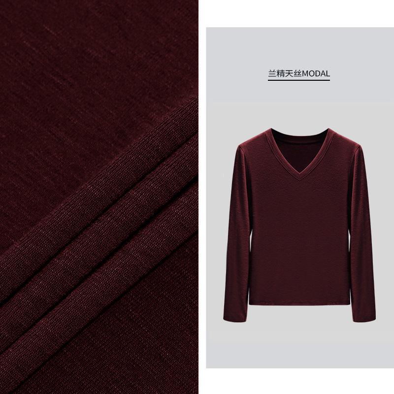 

Импортный модал Lenzing Tencel, мягкая восковая облегающая базовая рубашка с длинными рукавами и женская одежда больших размеров на весну и лето XXXL